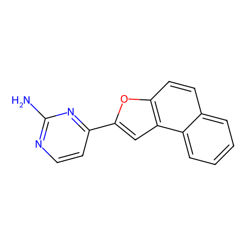 4-Naphtho[2,1-b]furan-2-yl-2-pyrimidinamine structure