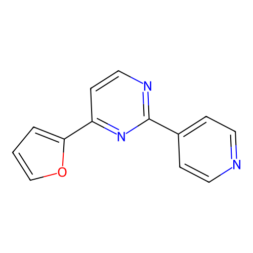 4-(2-Furyl)-2-(4-pyridinyl)pyrimidine structure