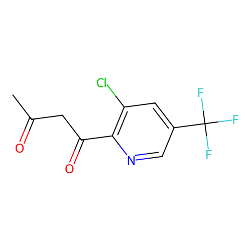 1-(3-Chloro-5-(trifluoromethyl)pyridin-2-yl)butane-1,3-dione structure