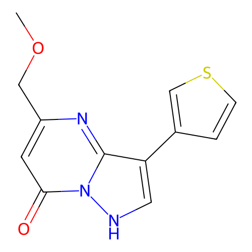 5-(Methoxymethyl)-3-(3-thienyl)pyrazolo[1,5-a]pyrimidin-7-ol structure