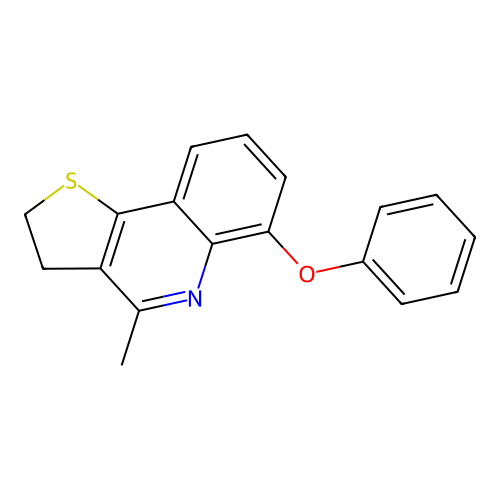 4-Methyl-6-phenoxy-2,3-dihydrothieno[3,2-c]quinoline structure