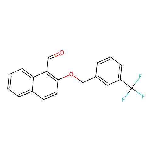 2-{[3-(Trifluoromethyl)benzyl]oxy}-1-naphthaldehyde structure