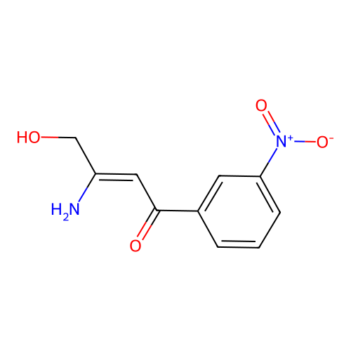 3-Amino-4-hydroxy-1-(3-nitrophenyl)but-2-en-1-one structure