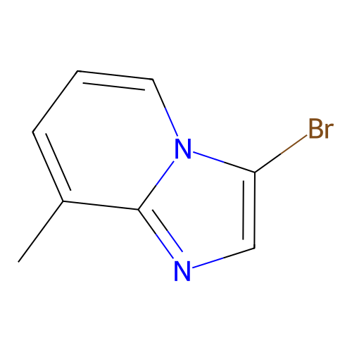 3-Bromo-8-methylimidazo(1,2-a)pyridine structure