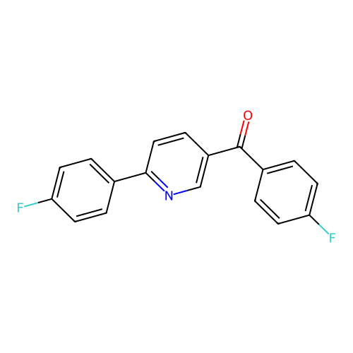 (4-Fluorophenyl)[6-(4-fluorophenyl)-3-pyridinyl]methanone structure