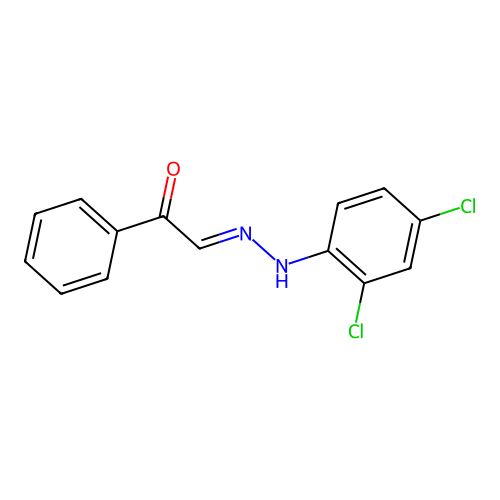 2-[(2,4-Dichlorophenyl)hydrazinylidene]-1-phenylethanone structure
