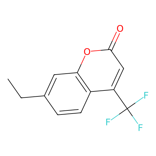 7-ethyl-4-(trifluoromethyl)-2H-chromen-2-one structure