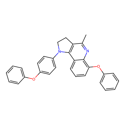 4-Methyl-6-phenoxy-1-(4-phenoxyphenyl)-2,3-dihydropyrrolo[3,2-c]quinoline structure