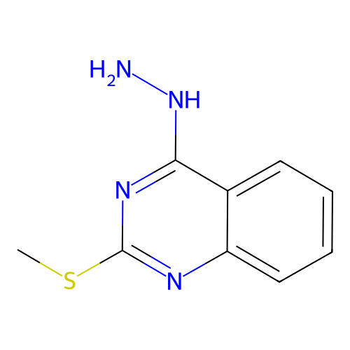 4-Hydrazino-2-(methylsulfanyl)quinazoline structure