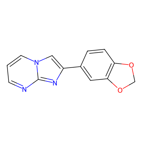 2-(1,3-Benzodioxol-5-yl)imidazo[1,2-a]pyrimidine structure