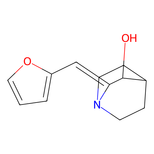 2-(Furan-2-ylmethylidene)-1-azabicyclo[2.2.2]octan-3-ol structure