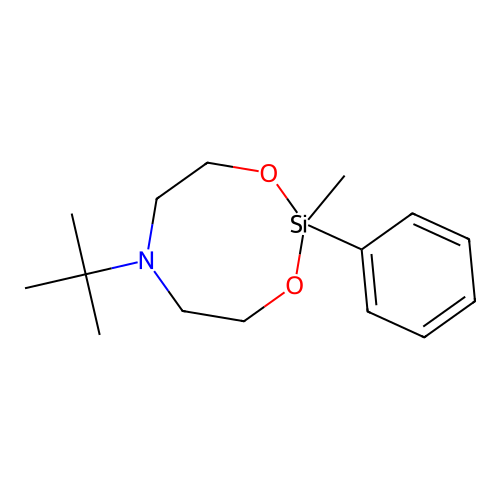 1,3-Dioxa-6-aza-2-silacyclooctane, 6-(1,1-dimethylethyl)-2-methyl-2-phenyl- structure
