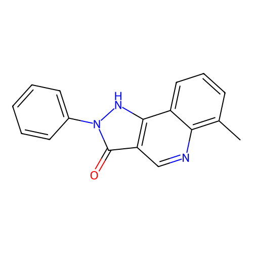 6-methyl-2-phenyl-1,2-dihydro-3H-pyrazolo[4,3-c]quinolin-3-one structure
