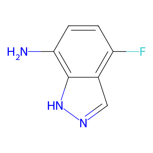 4-fluoro-1H-indazol-7-amine structure