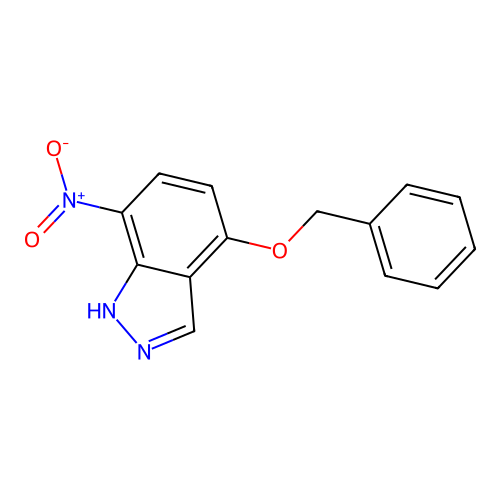 4-(benzyloxy)-7-nitro-1H-indazole structure
