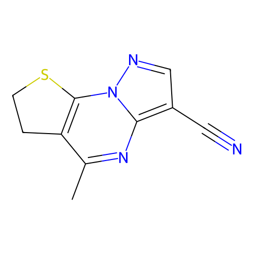7-methyl-3-thia-1,8,12-triazatricyclo[7.3.0.0^{2,6}]dodeca-2(6),7,9,11-tetraene-10-carbonitrile structure