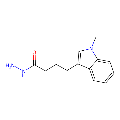 4-(1-methyl-1H-indol-3-yl)butanohydrazide structure