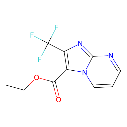 Ethyl 2-(trifluoromethyl)imidazo[1,2-a]pyrimidine-3-carboxylate structure