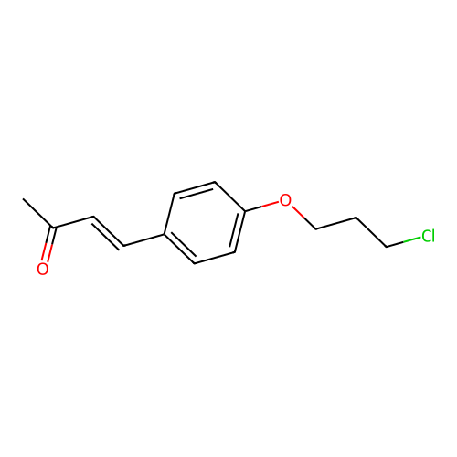 4-[4-(3-Chloropropoxy)phenyl]but-3-en-2-one structure