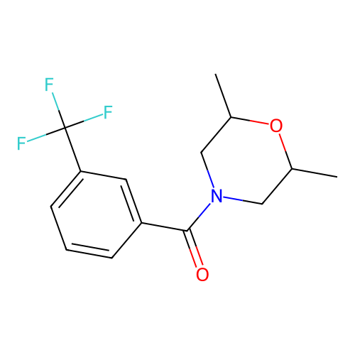 (2,6-Dimethylmorpholino)[3-(trifluoromethyl)phenyl]methanone structure