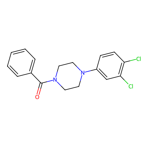 [4-(3,4-Dichlorophenyl)piperazino](phenyl)methanone structure