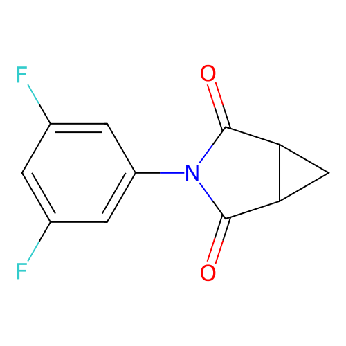 3-(3,5-Difluorophenyl)-3-azabicyclo[3.1.0]hexane-2,4-dione structure