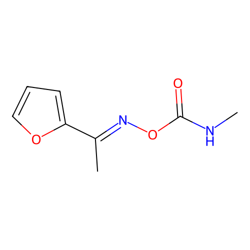 [1-(furan-2-yl)ethylideneamino] N-methylcarbamate structure