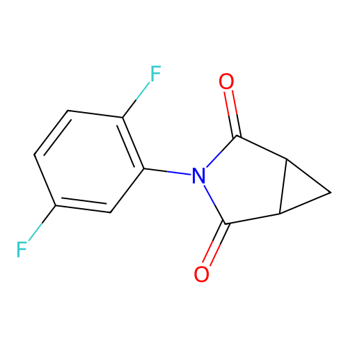 3-(2,5-Difluorophenyl)-3-azabicyclo[3.1.0]hexane-2,4-dione structure