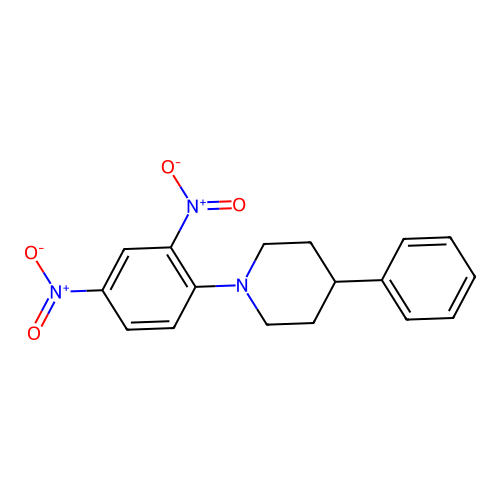 1-(2,4-Dinitrophenyl)-4-phenylpiperidine structure