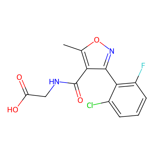 Flucloxacillin Impurity 5 structure