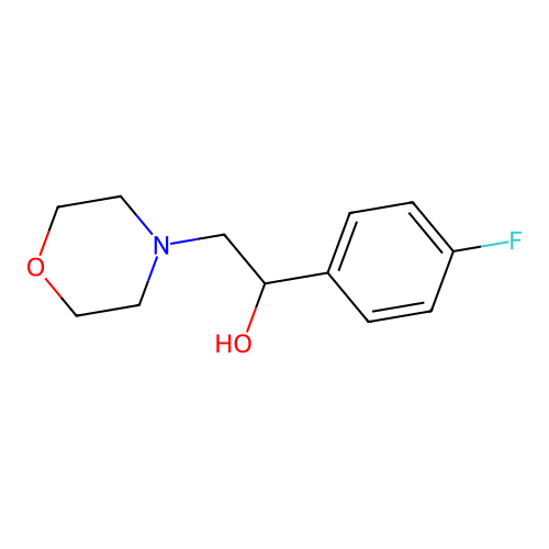 1-(4-Fluorophenyl)-2-(morpholin-4-yl)ethan-1-ol structure