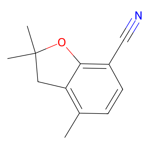 2,2,4-Trimethyl-2,3-dihydro-1-benzofuran-7-carbonitrile structure