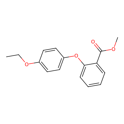 Methyl 2-(4-ethoxyphenoxy)benzoate structure