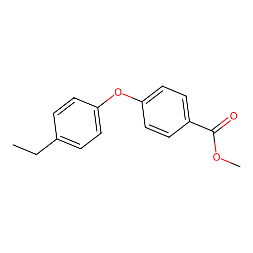 Methyl 4-(4-ethylphenoxy)benzoate structure