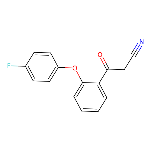 3-[2-(4-Fluorophenoxy)phenyl]-3-oxopropanenitrile structure
