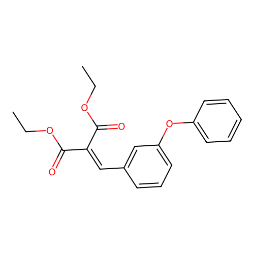 Diethyl 2-[(3-phenoxyphenyl)methylene]malonate structure