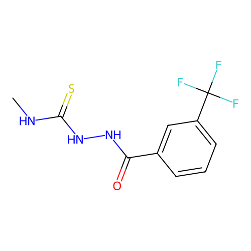 N-methyl-2-[3-(trifluoromethyl)benzoyl]-1-hydrazinecarbothioamide structure
