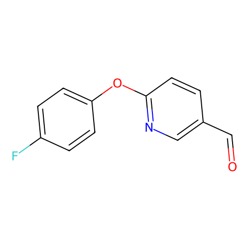 6-(4-Fluorophenoxy)pyridine-3-carbaldehyde structure