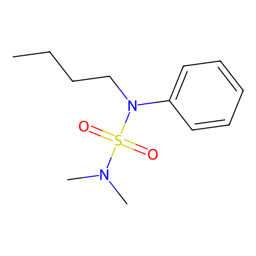 [Butyl(phenyl)sulfamoyl]dimethylamine structure