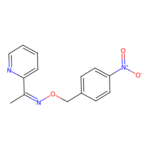 [(4-Nitrophenyl)methoxy][1-(pyridin-2-YL)ethylidene]amine structure