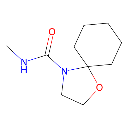 N-methyl-1-oxa-4-azaspiro[4.5]decane-4-carboxamide structure