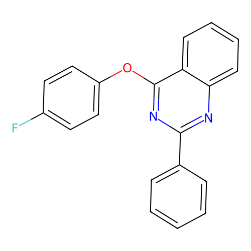 4-(4-Fluorophenoxy)-2-phenylquinazoline structure