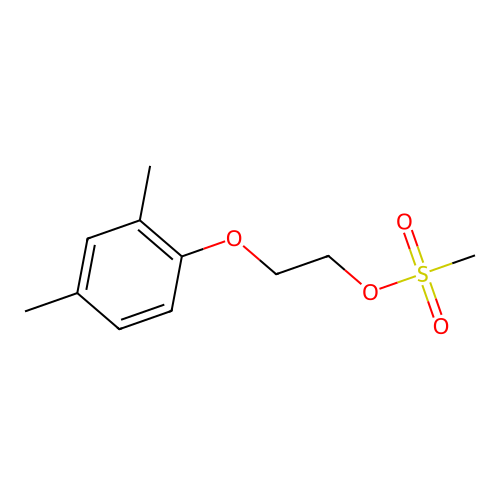 2-(2,4-Dimethylphenoxy)ethyl methanesulfonate structure
