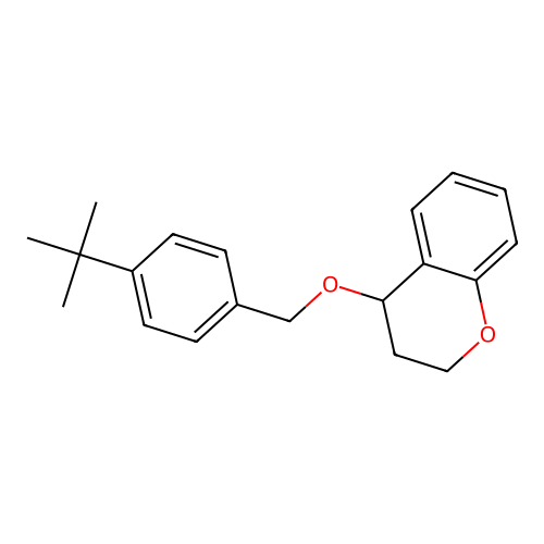 4-{[4-(Tert-butyl)benzyl]oxy}chromane structure