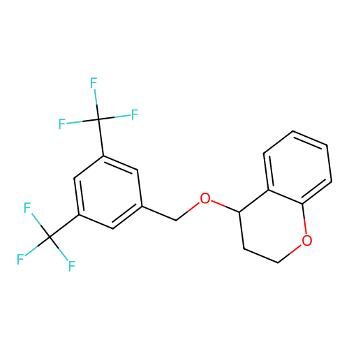 4-{[3,5-Bis(trifluoromethyl)benzyl]oxy}chromane structure