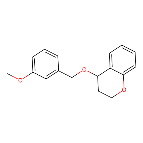 4-[(3-Methoxybenzyl)oxy]chromane structure