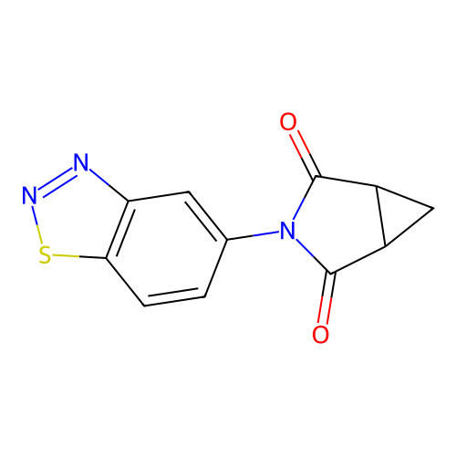 3-(1,2,3-Benzothiadiazol-5-yl)-3-azabicyclo[3.1.0]hexane-2,4-dione structure