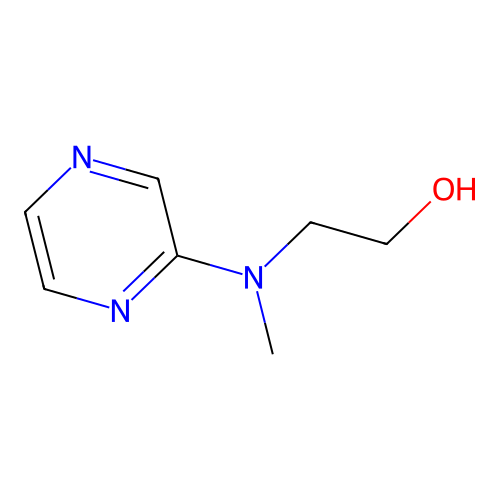 2-[Methyl(2-pyrazinyl)amino]-1-ethanol structure