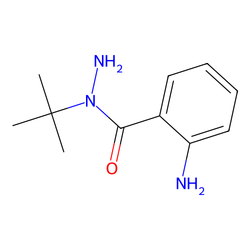 2-amino-N-tert-butylbenzohydrazide structure