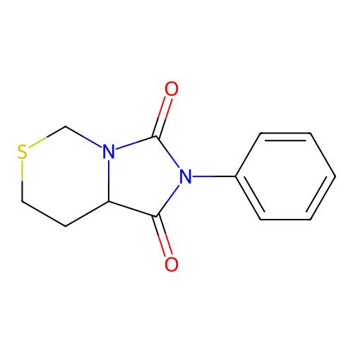2-Phenyldihydroimidazo(1,5-c)(1,3)thiazine-1,3(2H,7H)-dione structure